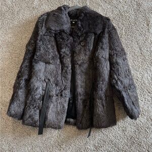 Vintage Rabbit Fur Coat